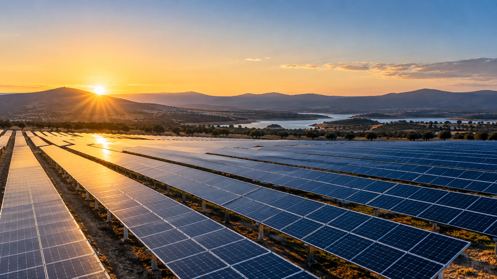 Parque fotovoltaico a gran escala